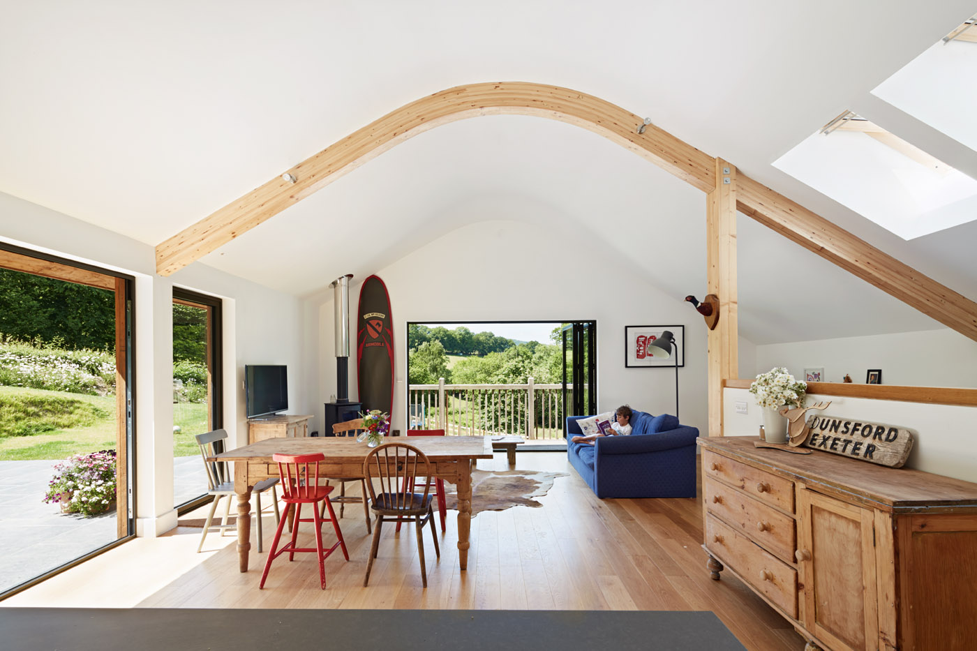 Sustainable Family Home, Dunsford near Exeter Living Space Architects
