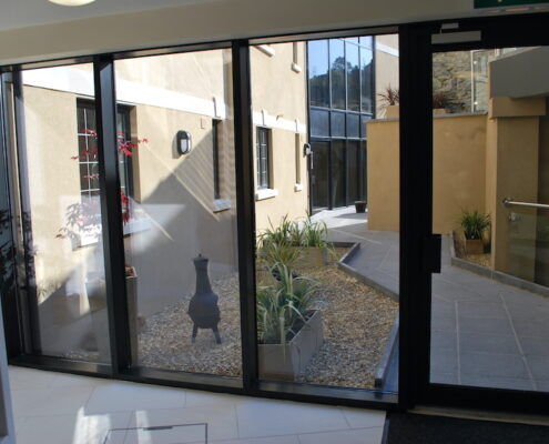 Entrance doors Drake Rd Entrance dors