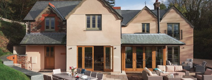 Rear view of the house,