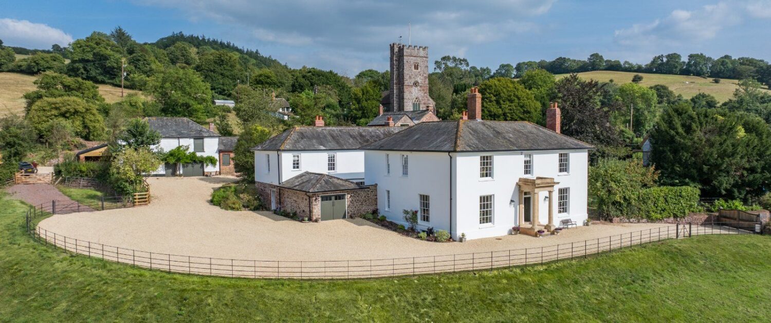 Front of the rectory Mid Devon